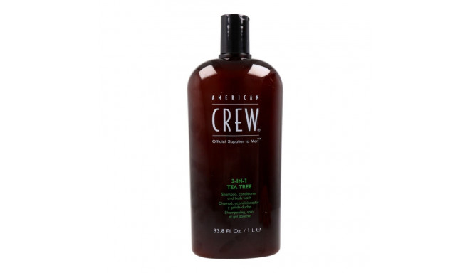 3-in-1 Gel, Shampoo and Conditioner American Crew Tea Tree 1 L