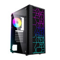 ATX Semi-tower Korpus GEMBIRD Fornax 2500 ARGB Must Mitmevärviline