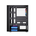 ATX Semi-tower Korpus GEMBIRD Fornax 2500 ARGB Must Mitmevärviline