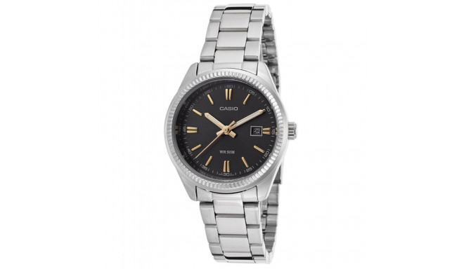 Naiste Kell Casio DATE - BLACK, GOLD INDEXES (Ø 30 mm)