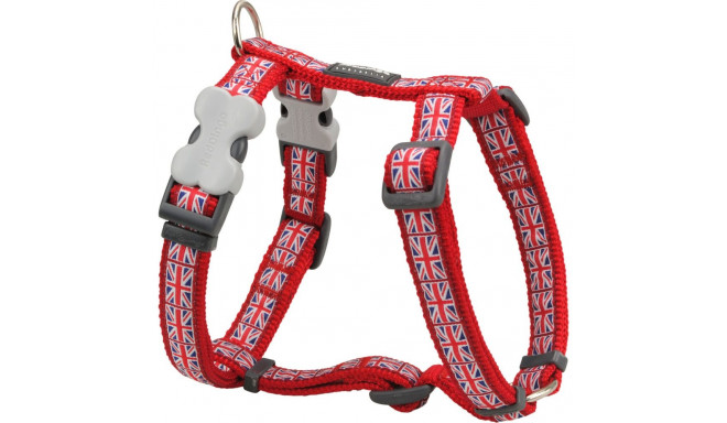 Dog Harness Red Dingo STYLE UNION JACK FLAG 45-66 cm Red 36-59 cm