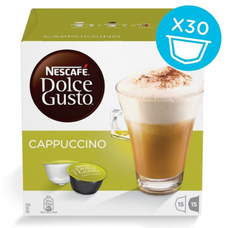 Kohvikapslid Nestlé CAPUCCINO 30 Tükid, osad