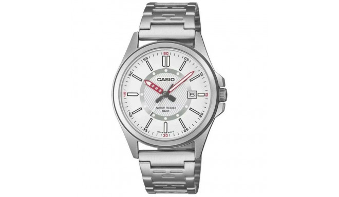 Meeste Kell Casio ENTICER GENT Hõbedane (Ø 40 mm)