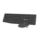 Klaviatuur ja Hiir Natec NZB-1989 Must QWERTY Qwerty US