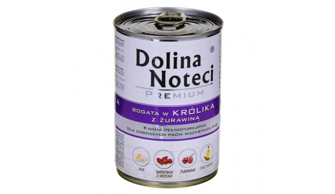 Wet food Dolina Noteci Premium Blueberry Rabbit 400 g