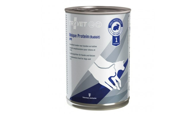 Wet food Trovet Unique Protein UPR Rabbit 400 g