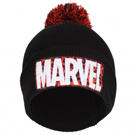 Cepure Marvel Leopard Logo Melns