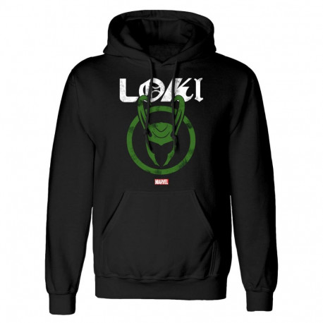 Unisex Hoodie Marvel Distressed Logo Black - XL