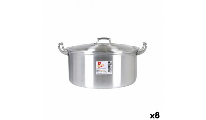 Casserole with lid Aluminium 31,3 x 26,5 x 13,5 cm (8 Units)