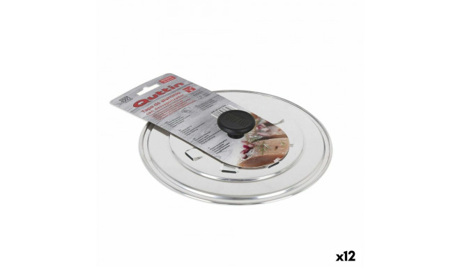 praepanni kaas Quttin Ø 24 cm Hõbedane Alumiinium (12 Ühikut)