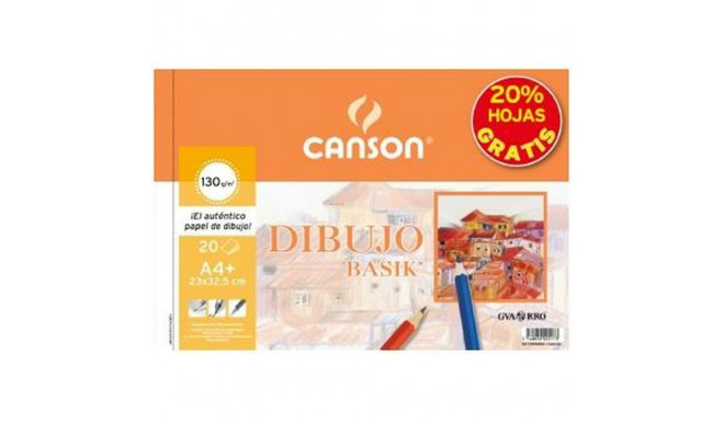 Skiču bloks Canson Basik Mikro perforēts 130 g/m²