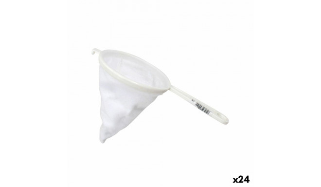 Strainer   White Plastic Franela Ø 12 cm (24 Units)