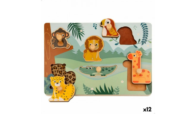 Child's Wooden Puzzle Woomax (12 Units)