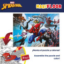 Puzle Bērniem Spider-Man Abpusējs 4-in-1 48 Daudzums 35 x 1,5 x 25 cm (6 gb.)