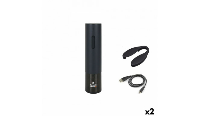 Electric Corkscrew Percutti Nero Black (2 Units)