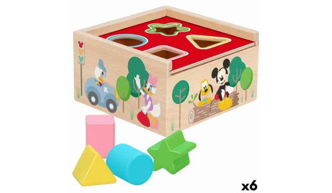 Child's Wooden Puzzle Disney 5 Pieces 13,5 x 7,5 x 13 cm (6 Units)