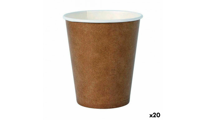 Klaaside komplekt Algon Ühekordne Papp jõupaber 30 Tükid, osad 250 ml (20 Ühikut)