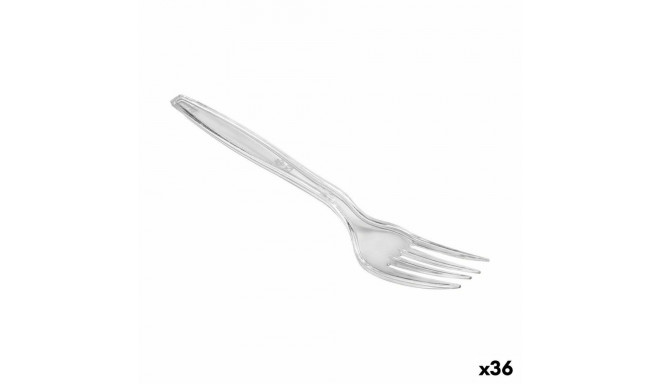 Reusable fork set Algon 12 Pieces 18 cm (36 Units)