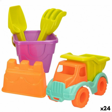 Rannalelude komplekt Colorbaby 5 Tükid polüpropüleen (24 Ühikut)