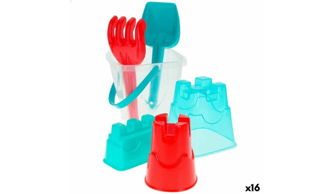 Beach toys set Colorbaby 6 Pieces (16 Units)