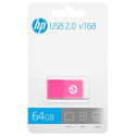 USB Zibatmiņa HP X168 Rozā 64 GB