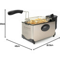 No-Oil Fryer Black & Decker ES9730040B Grey 2100 W 3 L