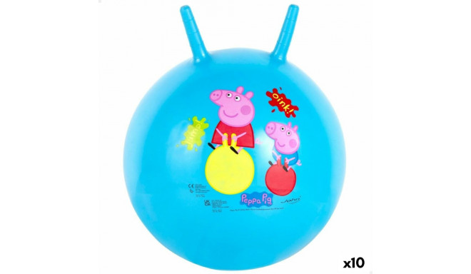 Jumping Ball Peppa Pig Ø 45 cm Blue (10 Units)