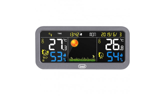 Multi-function Weather Station Trevi 3P20 RC Grey 6,3"