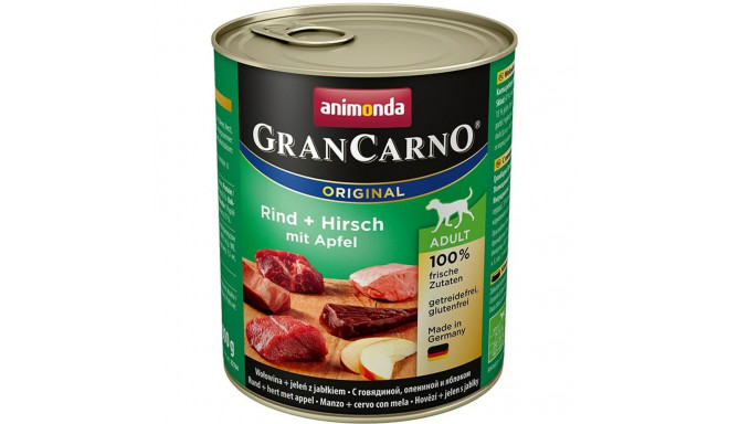 Mitrs ēdien Animonda GranCarno Original Ābols Teļa gaļa Ziemeļbrieži 800 g