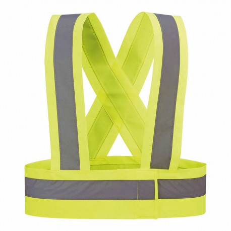 Braces JUBA HVT Yellow Polyester High visibility - M