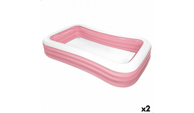 Inflatable Paddling Pool for Children Intex 1050 L 305 x 56 x 183 cm Pink (2 Units)