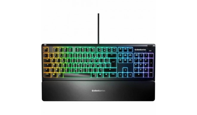 Механическая клавиатура SteelSeries APEX 3 Чёрный французский AZERTY