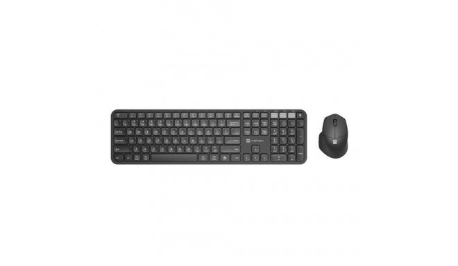 Klaviatuur ja Hiir Natec NKL-1998 Qwerty US Must