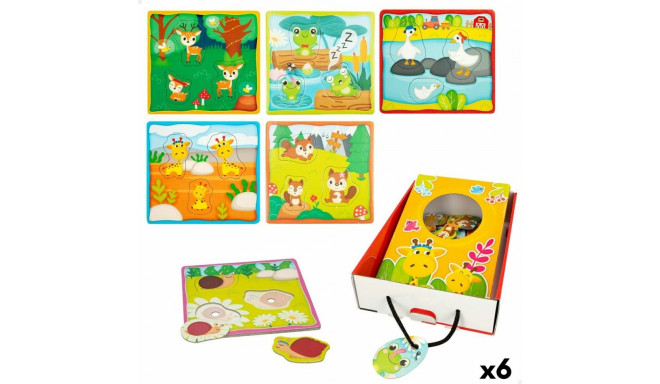 Child's Puzzle Lisciani Touchpad 18 Pieces 16 x 0,5 x 15 cm (6 Units)