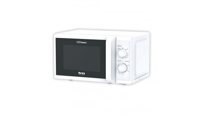 Grilliga Mikrolaineahi TM Electron Valge 700 W 20 L