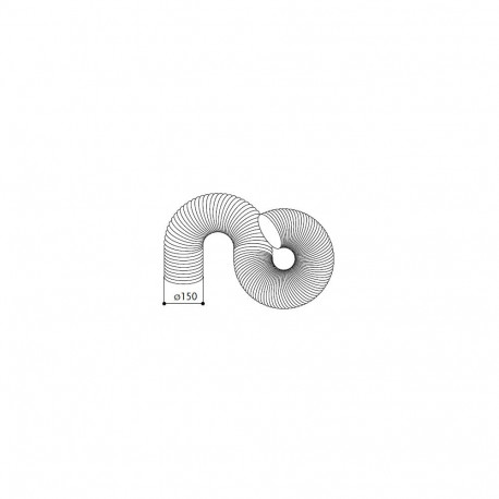 Circular hose Faber 150 mm 1 5 m