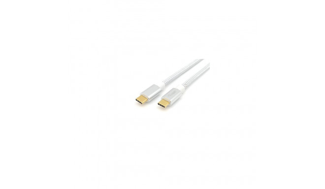 Equip USB-C - USB-C USB Cable 0.5 m White (128355)