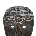 Decorative Figure Brown Mask 24 x 12 x 46 cm