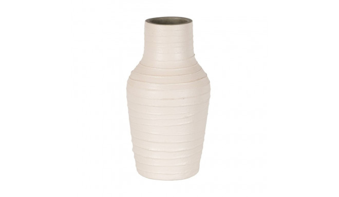 Vase White Ceramic 17 x 17 x 30 cm