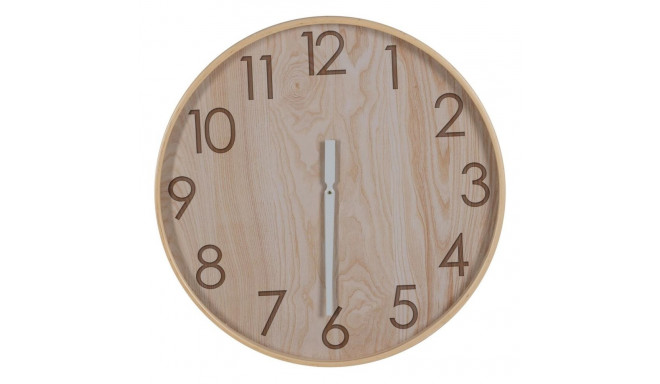 Wall Clock Natural Wood 60 x 60 x 5,5 cm