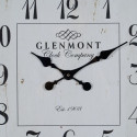 Wall Clock White Iron 60 x 60 x 6,5 cm