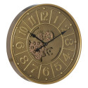 Wall Clock Golden Iron 60 x 8 x 60 cm