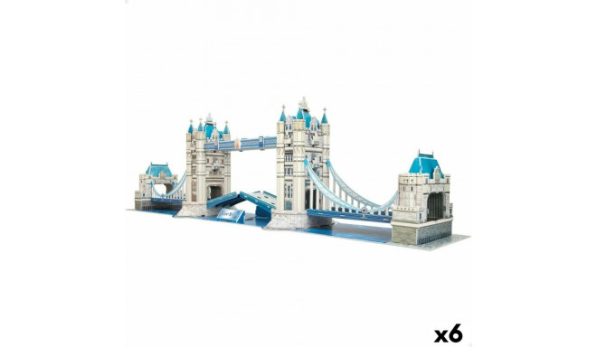 3D-паззл Colorbaby Tower Bridge 120 Предметы 77,5 x 23 x 18 cm (6 штук)