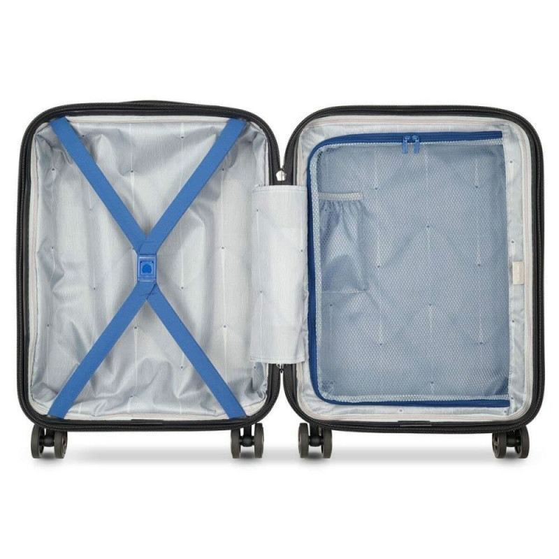 Cabin suitcase Delsey Shadow 5.0 Blue 55 x 25 x 35 cm Cases accessories Photopoint.lv