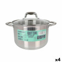 Klaaskaanega Pott Quttin Caesar Teras ø 24 x 15,5 cm (4 Ühikut)