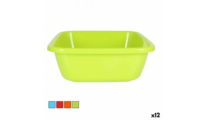 Washing-up Bowl Dem Colors 20 L 44 x 44 x 16,5 cm (12 Units)