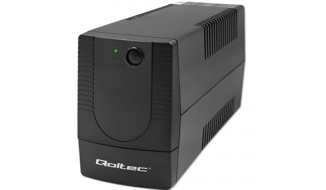 Uninterruptible Power Supply System Interactive UPS Qoltec 53774 600 W