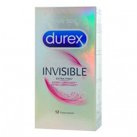 Nähtamatud eriti libestatud kondoomid Durex Invisible (12 uds)
