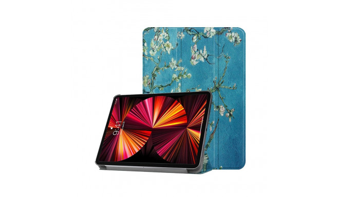 iLike Tri-Fold Eco-Leather Stand Case Samsung S6 Lite 10.4'' P610 P615 / P613 P619 (2022) Sakura