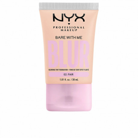 Liquid Make Up Base NYX Bare With Me Blur Nº 02 Fair Nº 02-Fair 30 ml